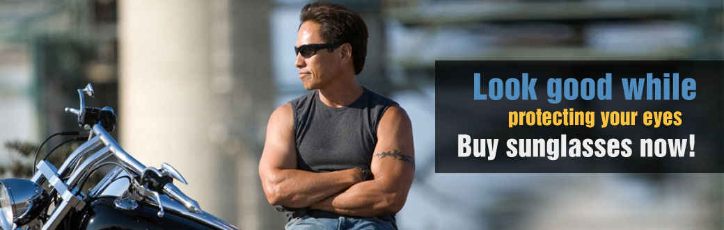 Look good while protecting your eyes. Buy sunglasses now!